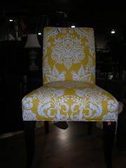 Furniture affair - yellow side chair