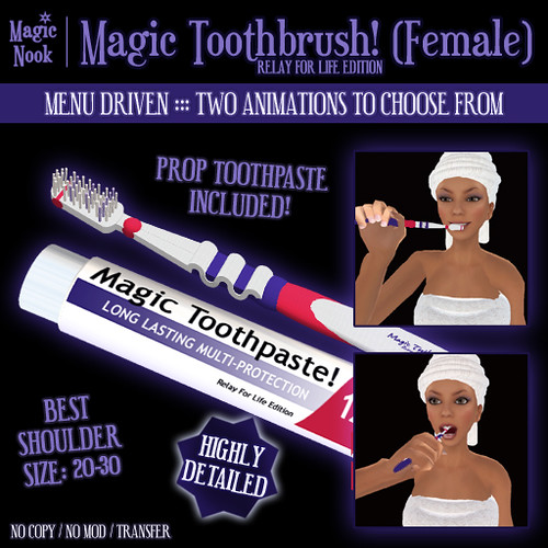 * Magic Nook * Magic Toothbrush (Female) (RFL Edition)