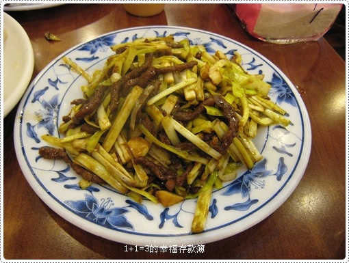 韭黃炒牛肉