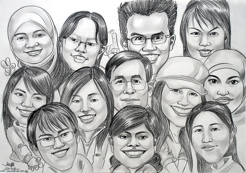 Caricatures pencil CPF Board