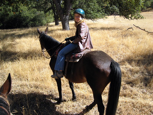 Kathleen on Horseback
