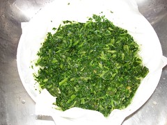 Step 2: Prepping the Spinach