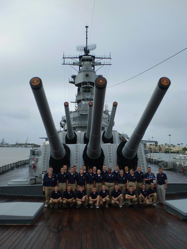 Claremore High School. Students from Claremore High School, Oklahoma, on board the USS Missouri | Flickr - Photo Sharing!