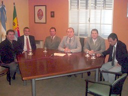Int. Lic. Sergio CÃ³ser y los nuevos Secretarios