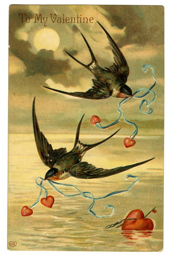 Antique Valentines Postcards (Set) · Ephemera (Group) · vintage postcards 