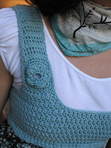Crochet Bodice Dress (detail)