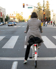 San Jose bike commuter