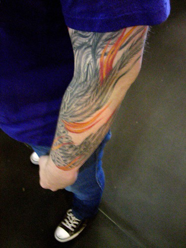 phoenix sleeve tattoo gallery