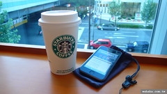My iPd touch @ starbucks