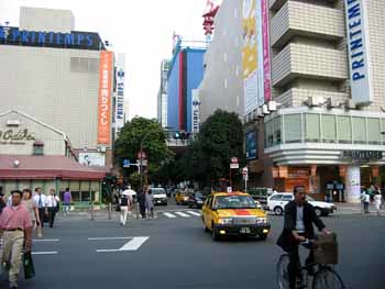 Les trottoirs de Ginza