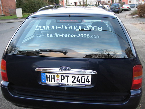 Car Advertisement Many thanks Bernd He is the driver of the car 
