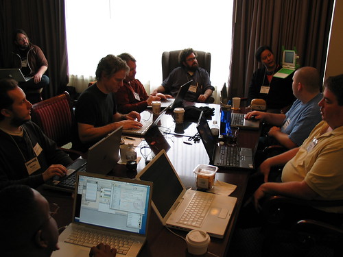 code4lib unconference by dchud, on Flickr