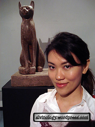 rachel with cat