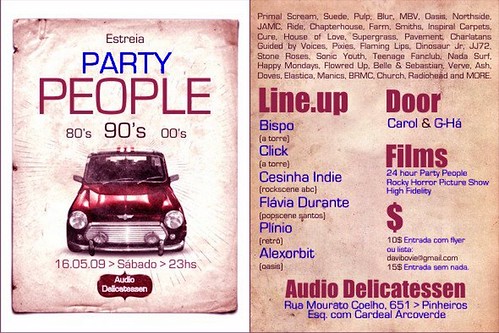 Party People @ Audio Delicatessen, 16/05/09