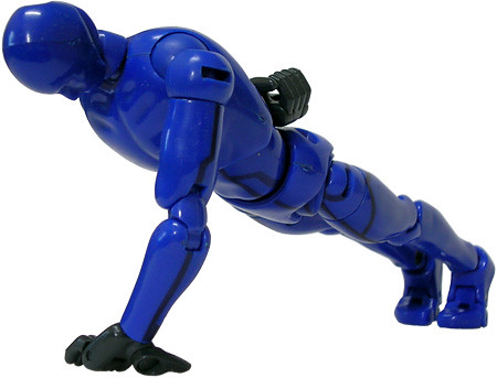 Action Hero Pro does 200 one-armed push-ups