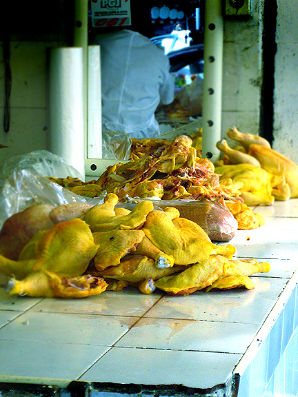 Fresh Chicken in Mexico City