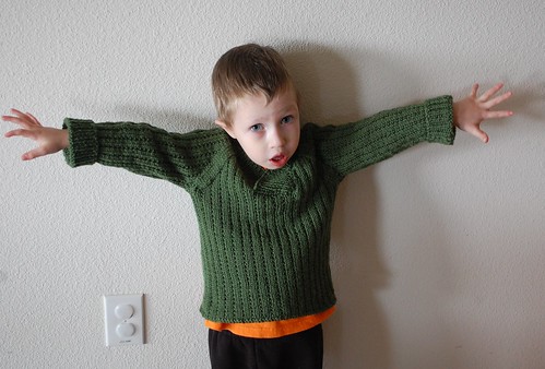 Max's vestee sweater from Knitty