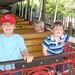Caleb, Bo & Zeke on the zoo train