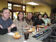 The gang at the El Palomar taco bar. (12/31/2007)