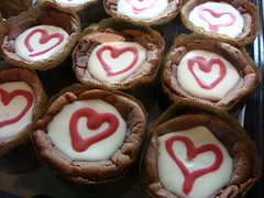 More Heart Cheesecakes