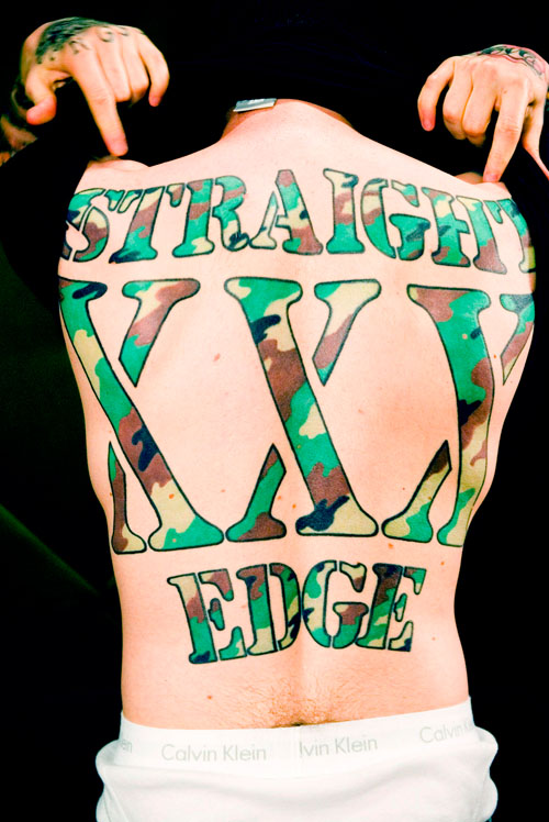 straight edge tattoos. straight edge-scribe#39;s dj
