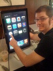 Eric's huge iphone