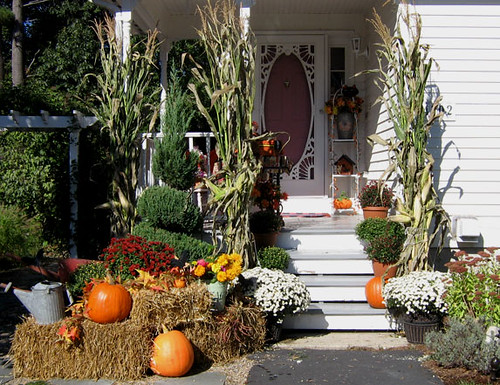front porch autumn