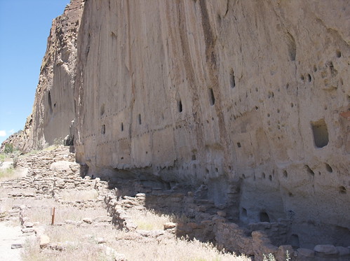 Bandelier - Long House  -  Photo by Roger Gillespie
