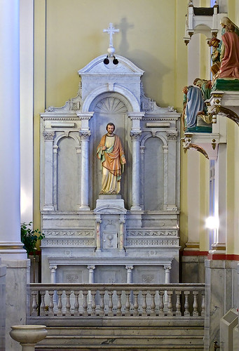 Saints Teresa and Bridget Roman Catholic Church, in Saint Louis, Missouri, USA - altar of Joseph