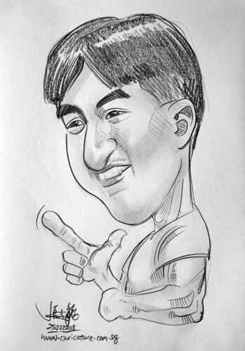 Caricature pencil WaveSecure TenCube 3