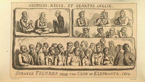 Strange Figures near the Cave of Elephanta 1814 p239