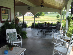 porch view of laurel gray winery