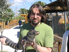 Joe Holding a Gator