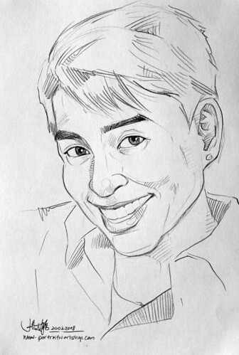 guy portrait pencil sketch 1
