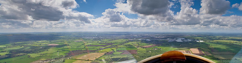I'm flying through the air. Swindon from 2500 feet. by Mick Hyde