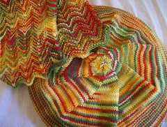 Chili Pepper Scarf and Hat