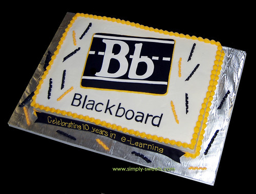 blackboard cake