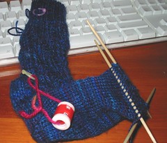Sock in progress