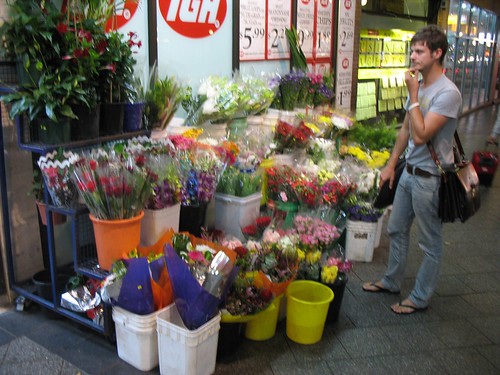 Choosing flowers