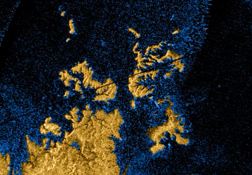 Titan Island Group - Cassini Image PIA 100008 (1-1,000,000)