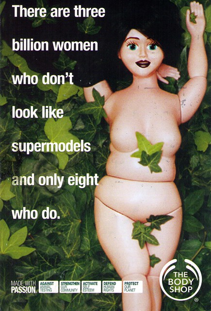 Body Shop Supermodel Postcard