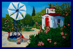 Crete Rural Scene. Finished