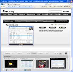 MpgGenie.com on Flex.org