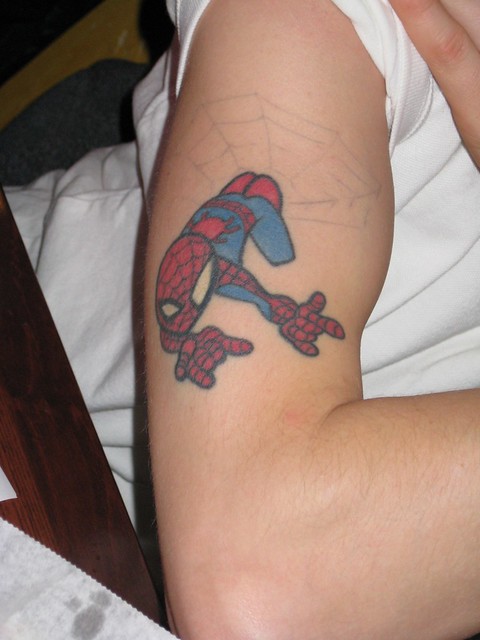 Brian's Spider-Man Tattoo