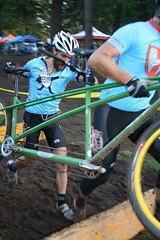 Tandem cyclocrossers now have their own class in NYC. by Steve Ransom