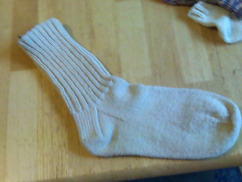 Man's sock