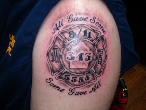 firefighter tattoo. Tattoo Firefighter Designs