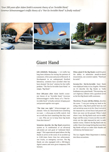 Nuke Magazine - Endurance Issue - Giant Hand article