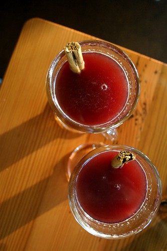 hot spiced cranberry punch
