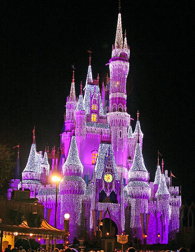 walt disney world castle at night. Walt Disney World Magic